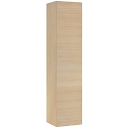 Korkea kaappi Temal, vasenkätinen, 45x48x196.1 cm, vaalea tammi