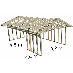 Autokatoksen runkopaketti Aarni 4.2m x 7.2m