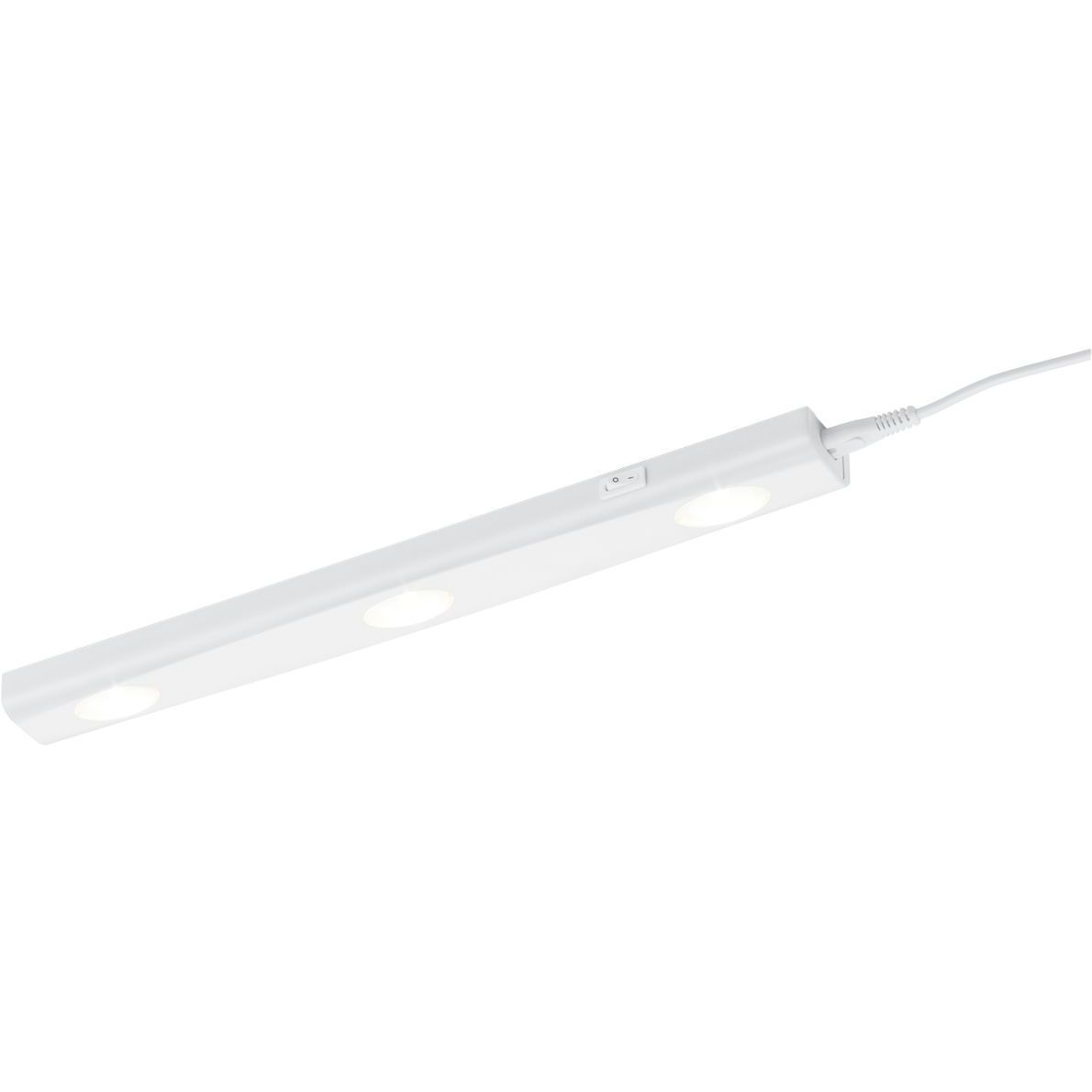 LED-työpistevalaisin 3W 270lm 3000K, 400x40x20mm, valkoinen
