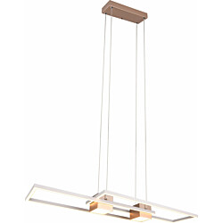 LED-riippuvalaisin Trio Albany ruskea