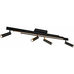 LED-spotti Trio Zeno, 4-os, mattamusta