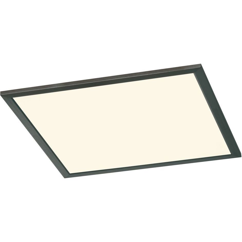 LED-plafondi Trio Phoenix, 45x45cm, mattamusta