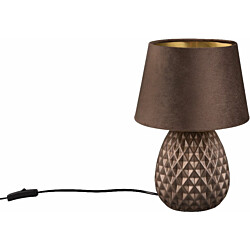 Pöytävalaisin Trio Ariana, 35cm, E14, ruskea