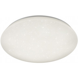 LED-plafondi Trio Potz, Ø 500x120mm, valkoinen, starlight