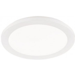 Pyöreä LED-plafondi Trio Camillus, Ø26 cm, valkoinen, IP44