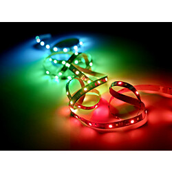 LED-valonauha Trio Racer RGBW, 3m, musta