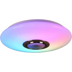 LED-kattovalaisin Trio Musica, Bluetooth-kaiutin, RGBW
