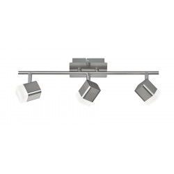 LED-kattospotti Trio Roubaix 145x480x90 mm harjattu teräs