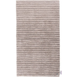 Kylpyhuoneen matto Tom Tailor Cotton Stripe, 60x60cm, hiekka