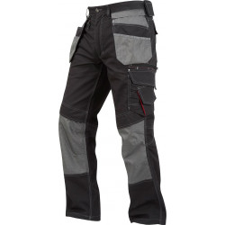 Miesten työhousut Lee Cooper Workwear Holster Pocket Cargo LCPNT224 musta/harmaa 42