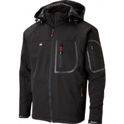 Miesten vedenpitävä talvityötakki Lee Cooper Workwear LCJKT407W, M, musta