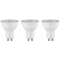 LED-kohdelamppu Paulmann Reflector, GU10, 250lm, 3.5W, 4000K, mattavalkoinen, 3kpl