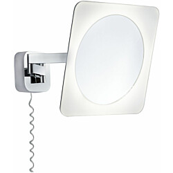 Meikkipeili valolla Paulmann Bela, IP44, 3000K, 260lm, 5.7W, kromi/valkoinen