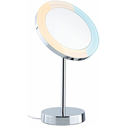 LED-meikkipeili Paulmann Masua IP44 jalustalla 55lm 230V 4W kromi