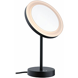 LED-meikkipeili Paulmann Masua IP44 jalustalla 55lm 230V 4W mattamusta