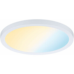 Upotettava LED-paneeli Paulmann VariFit Areo, Smart Home Zigbee 3.0, IP44, Ø17.5cm, 13W, säädettävä värilämpötila, valkoinen
