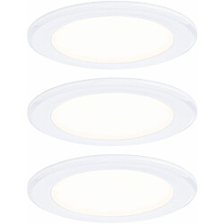 LED-kalustevalaisin Paulmann Ø65mm 3000K upotettava 2.5W 180lm valkoinen, 3kpl/pkt