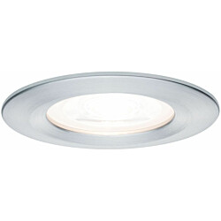 Upotettava LED-valaisin Paulmann Nova Rigid, IP44, Ø78mm, GU10, 6.5W, 460lm, 2700K, himmennettävä, alumiini