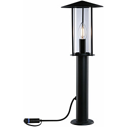 LED-pollarivalaisin Paulmann Plug & Shine Classic, IP44, 3000K, antrasiitti