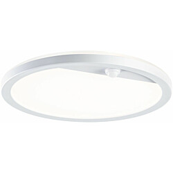 LED-paneeli ulkokäyttöön Paulmann Lamina, IP44, 28cm, 3000K, liiketunnistin, korroosionkestävä, valkoinen