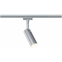LED-spottivalaisin kiskoon Paulmann URail Tubo, 3000K, himmennettävä, mattakromi