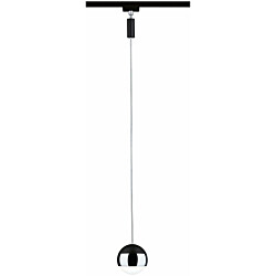 LED-riippuvalaisin kiskoon Paulmann Urail Capsule II, 6.3W, 4000K, himmennettävä, mattamusta/kromi