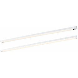 LED-työpistevalaisin Paulmann Inline 550x26mm 3000K 6W 500lm himmennettävä liiketunnistin aloitussarja mattavalkoinen, 2kpl/pkt
