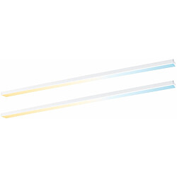 LED-työpistevalaisin jatkosarja Paulmann Inline 550x26mm 2700-6500K 6W 500lm liiketunnistin mattavalkoinen, 2kpl/pkt