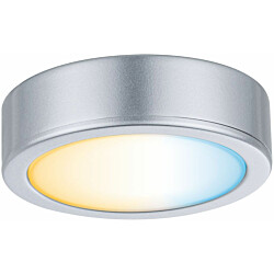 LED-kalustevalaisin Paulmann Clever Connect Disc, 2.1W, säädettävä värilämpötila, mattakromi