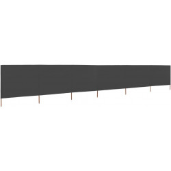 Tuulensuojakangas 6 paneelilla 800 x 80 cm harmaa