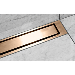 Linjalattiakaivon kansi Unidrain HighLine Colour panel 1920, kupari, 1200mm