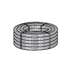 Salaojaputki Uponor DN80, 80/71mm, 100m, valkoinen