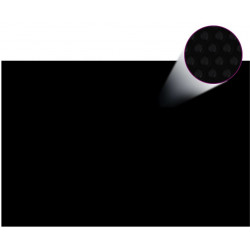 Uima-altaan suoja musta 300x200 cm pe