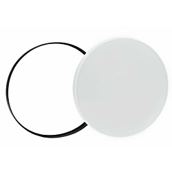 Plafondi Spectrum Nymphea Black & White Ø320mm 24W liiketunnistimella 115° IP54 6000K valkoinen/musta