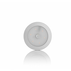 Kalustevalaisin Spectrum LED SMD 2.9W 12V 3000K PIR-liiketunnistin Ø68x7mm valkoinen