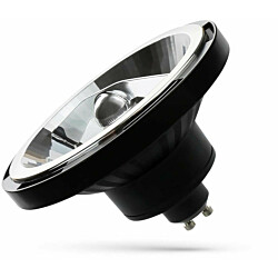 LED-lamppu Spectrum GU10 AR111 12W 230V 15° 4000K musta