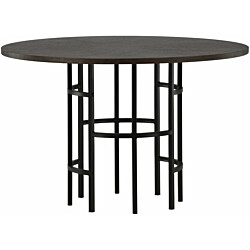 Ruokapöytä Venture Home Copenhagen, ⌀115cm, ruskea