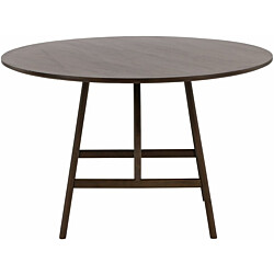 Ruokapöytä Venture Home Kaseidon, ⌀100cm, ruskea