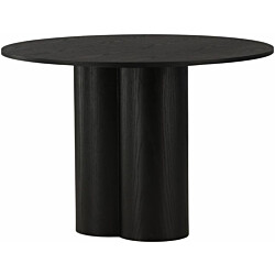 Ruokapöytä Venture Home Olivia, ⌀110cm, musta
