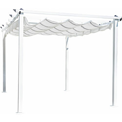 Pergola Venture Home Lazio 395x295cm valkoinen