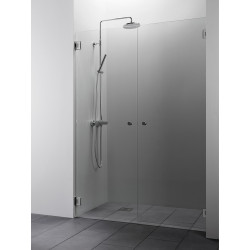 Suihkuovi Vihtan Elegance 5, mittatilaus, kirkas lasi, kromi