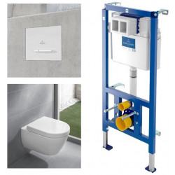 Seinä-WC-paketti Villeroy & Boch Subway 2.0, täydellinen