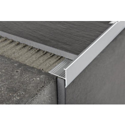 Porraskulmalista Progress Profiles Protermstep ALL, 2,7m, 8/10mm, anodisoitu hopea