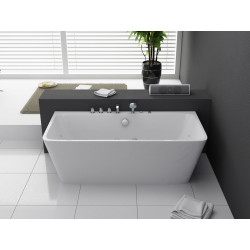 Poreamme Harma Iseo, 1700 x 750 x 580 mm, valkoinen