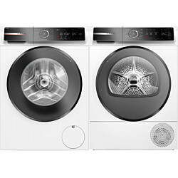 Pesukone ja kuivausrumpu Bosch WGB244ALSN WQB245ALSN Serie 8, 9kg, 1400rpm, valkoinen