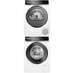 Pesukone ja kuivausrumpu Bosch WGB244ALSN WQB245ALSN Serie 8, 9kg, 1400rpm, valkoinen