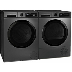Pesukone ja kuivausrumpu Gram WDE 7181492BI TLS 785392BI, 8/8kg, musta