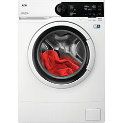 Edestä täytettävä pesukone AEG LSR615O62O, 60cm, 6kg, 1200rpm, valkoinen