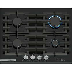 Kaasuliesitaso Bosch PRP6A6H40 Series 8, 59cm, musta