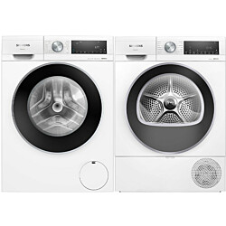 Pesukone ja kuivausrumpu Siemens WG56G2ZIDN-WQ42G20KDN iQ500, 9/9kg, valkoinen